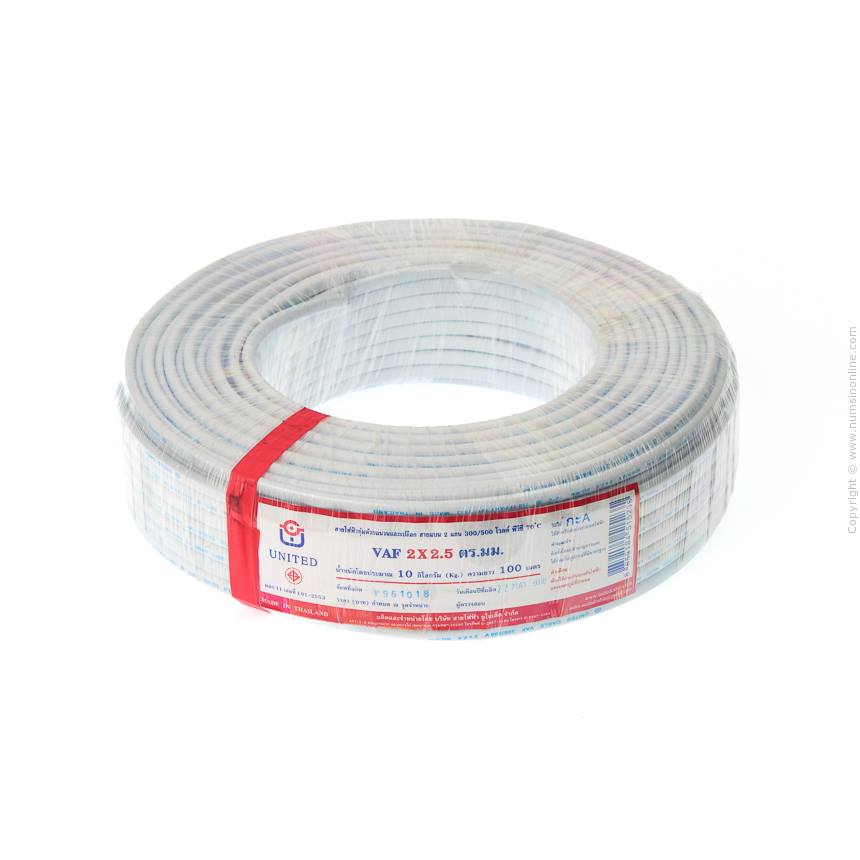 สายไฟVAF UNITED 2X2.5100M 